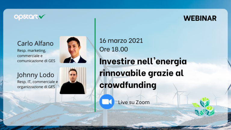 Green crowdfunding: investire nell’energia rinnovabile con GES