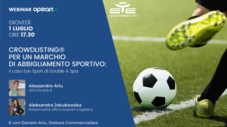 Crowdlisting per un marchio di abbigliamento sportivo: EYE Sport di Double A