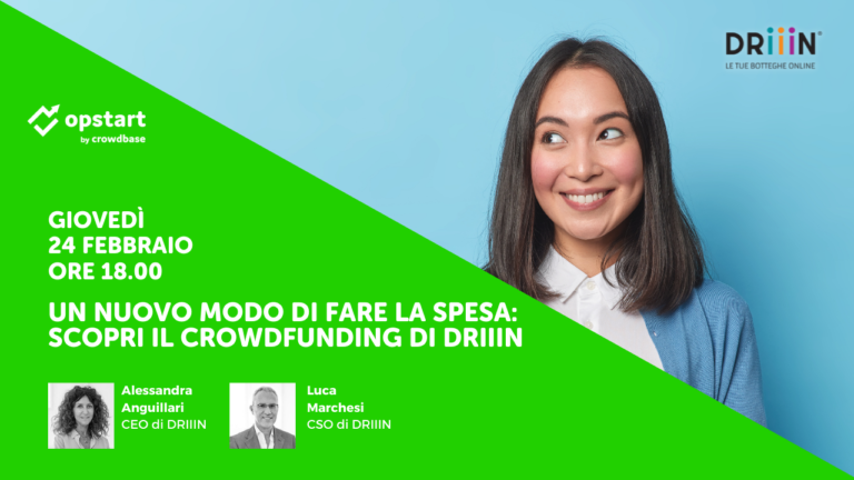 Un nuovo modo di fare la spesa: scopri il crowdfunding di DRIIIN