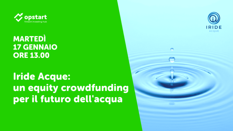 La Benefit Company per il futuro dell’acqua: Iride Acque raccoglie 700.000 euro in pochi giorni